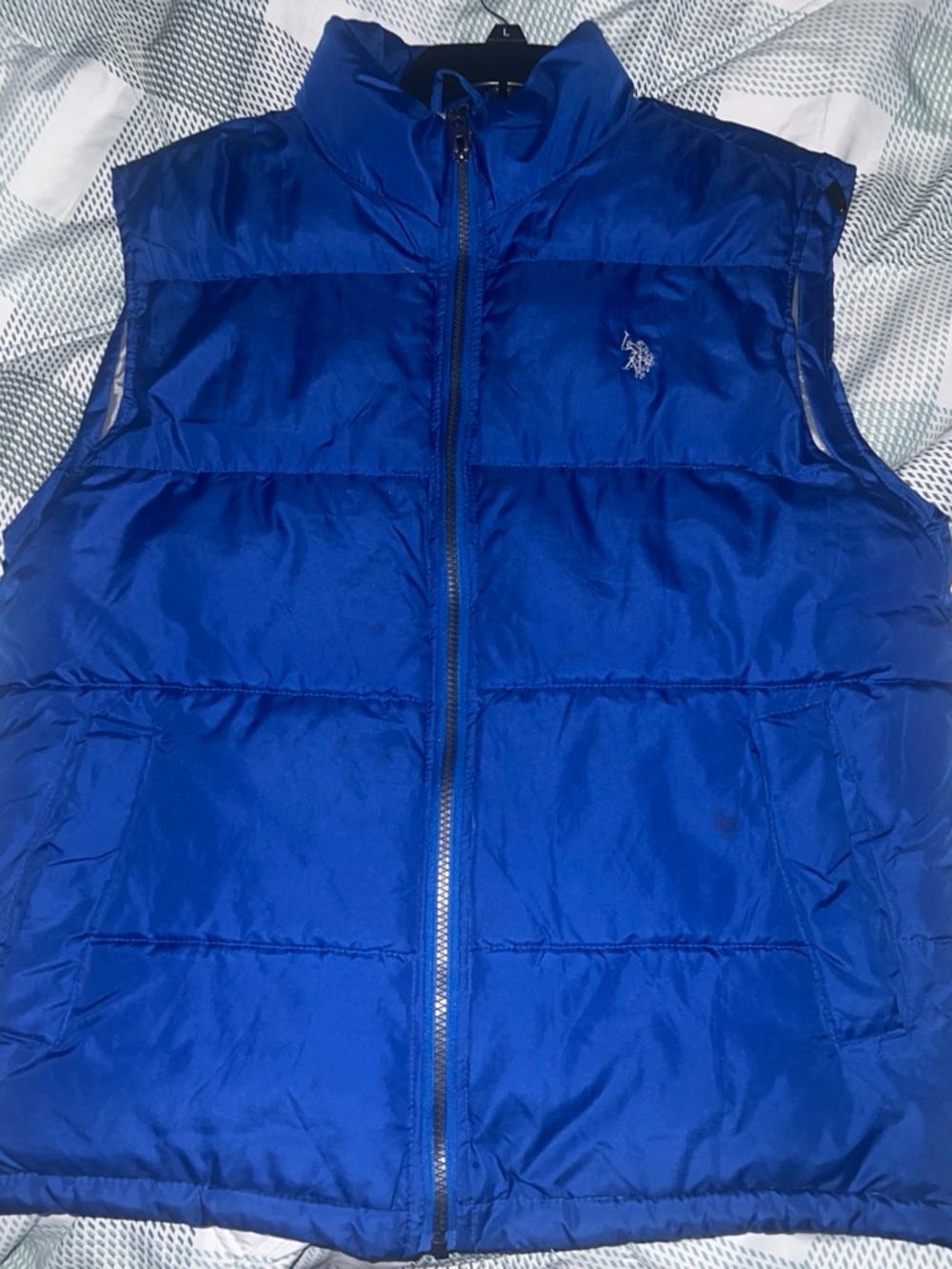 U.S. Polo Assn. Royal Blue Quilted Puffer Vest